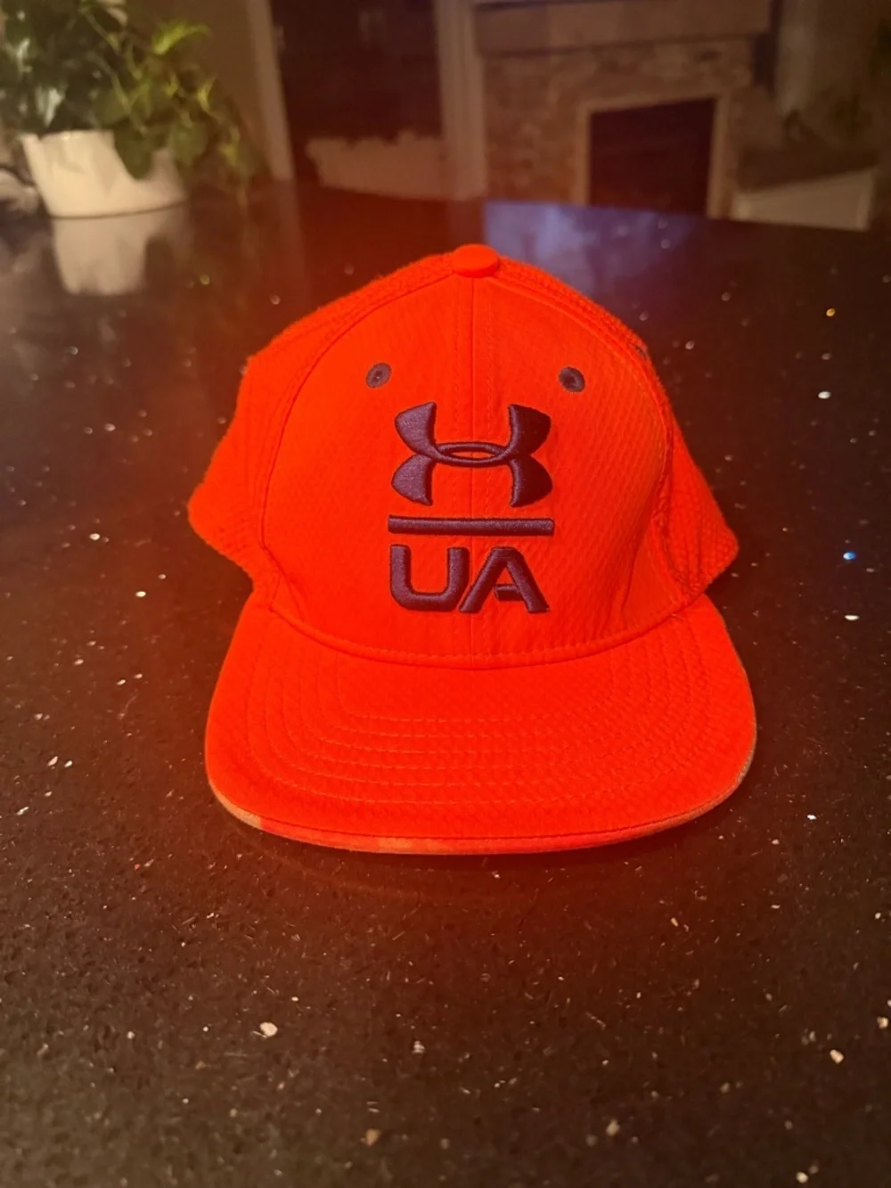 Under Armour Bright Orange Youth UA Mesh Snapback Cap
